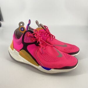 Nike Joyride Run Flyknit CC3 Men’s 8 Pink Running Shoes AT6395-600 Sneaker